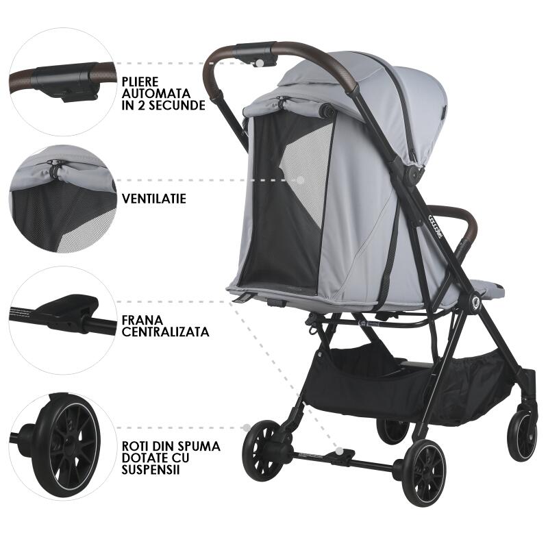 Carucior sport autofold Coccolle Melia Greystone