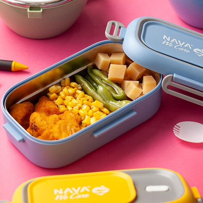 Lunchbox Nava We care 800 ml albastru