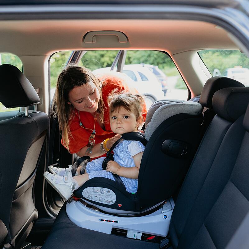Scaun auto iSize 40-150 cm Coccolle Lyra Greystone