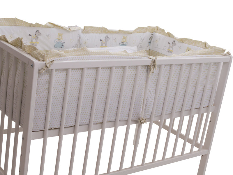 Lenjerie MyKids Teddy Play Bej 4+1 Piese M2 120x60