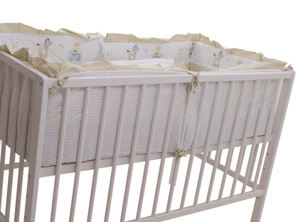 Lenjerie MyKids Teddy Play Bej 4+1 Piese M2 120x60