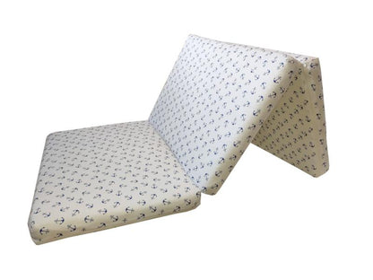 Saltea Pliabila Spuma Poliuretanica 120x60x5 cm - Ancora Alb