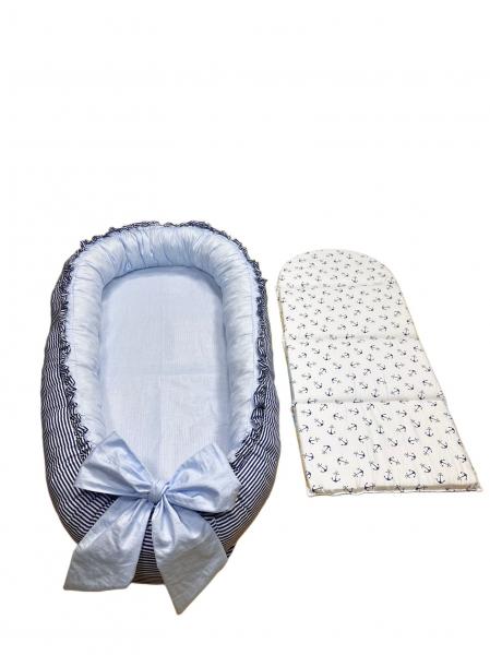 Cuib-Baby Nest My Kids Ancora Blue