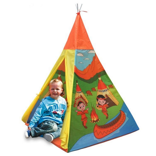 Cort indian teepee de joaca pentru copii, tip wigwam