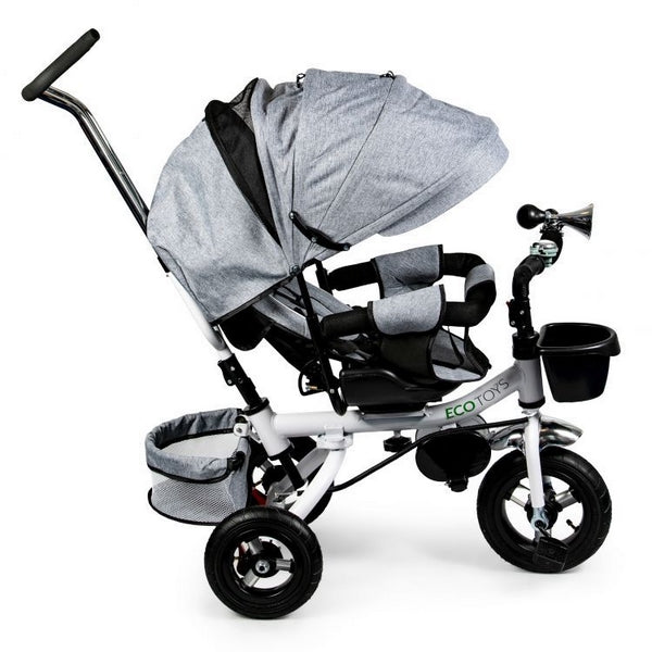 Tricicleta cu sezut rotativ Ecotoys JM-068-17 - Gri 