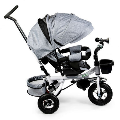Tricicleta cu sezut rotativ Ecotoys JM-068-17 - Gri 