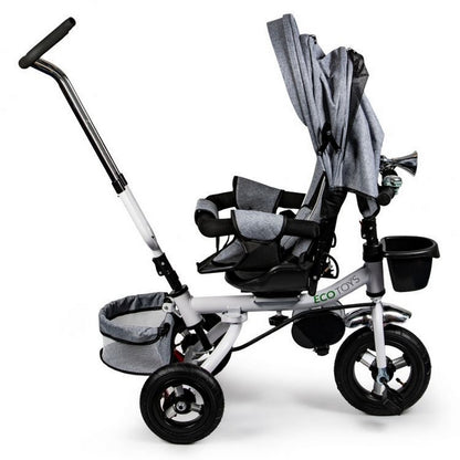Tricicleta cu sezut rotativ Ecotoys JM-068-17 - Gri 