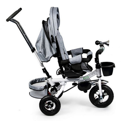 Tricicleta cu sezut rotativ Ecotoys JM-068-17 - Gri 