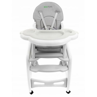 Scaun de masa 3 in 1 Ecotoys HC-223 Gri