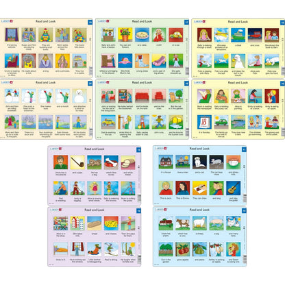 Set 10 Puzzle-uri Read and Look 11 -20 (EN), 10 piese Larsen LRRA6
