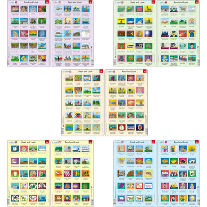 Set 10 Puzzle-uri Read and Look 21 -30 (EN), 10 piese Larsen LRRA11