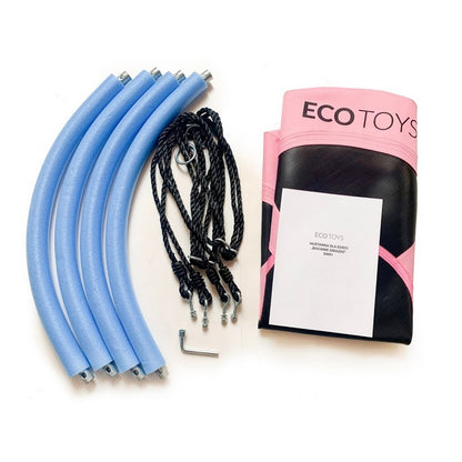 Leagan pentru copii ECOTOYS SW100, cuib de barza, roz 