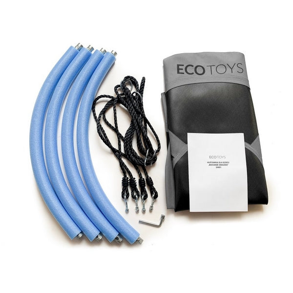 Leagan pentru copii ECOTOYS SW100, cuib de barza, gri