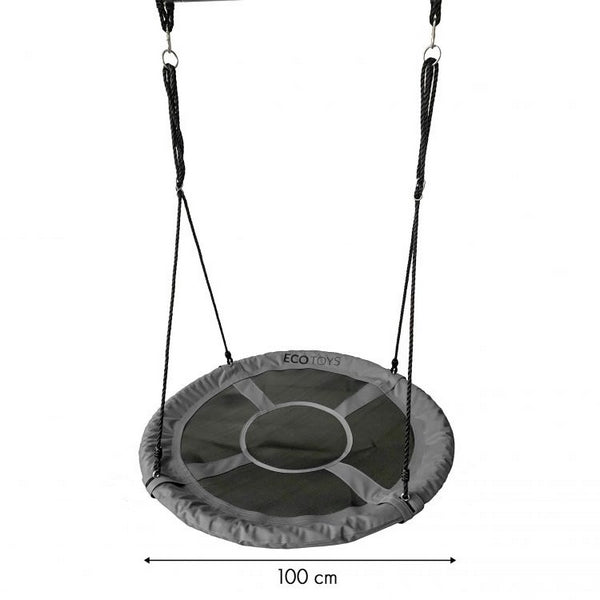 Leagan pentru copii ECOTOYS SW100, cuib de barza, gri