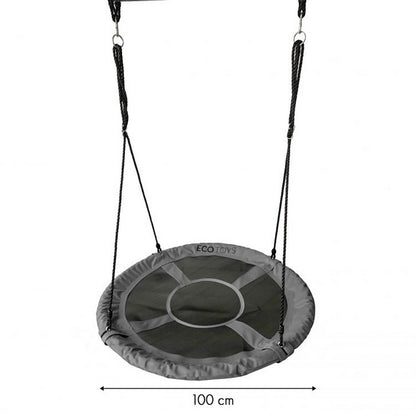 Leagan pentru copii ECOTOYS SW100, cuib de barza, gri