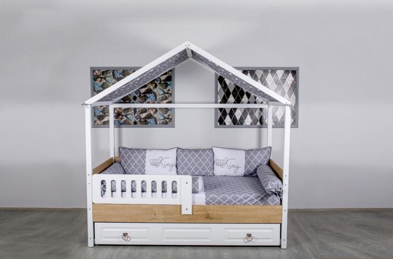 Lenjerie MyKids Montessori 8 Piese King KG102 95x195 cm