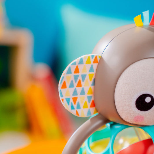Bright Starts - Jucarie multi-senzoriala, "Grab & Giggle Monkey"