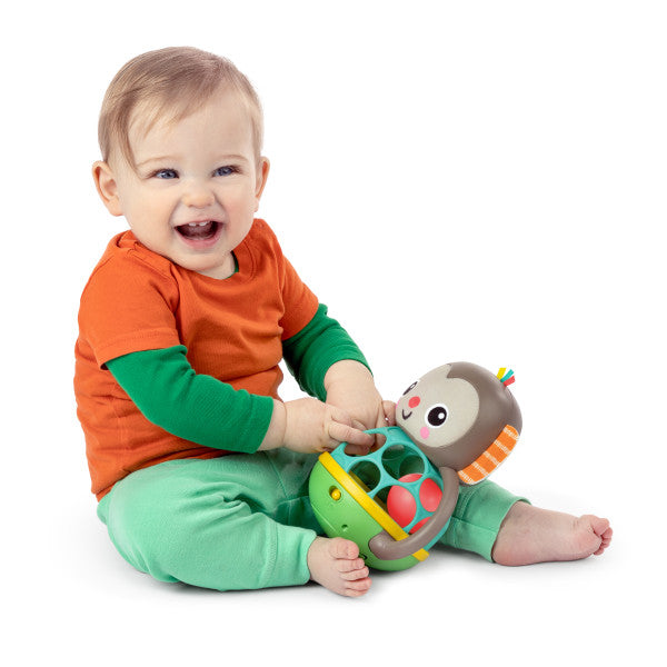 Bright Starts - Jucarie multi-senzoriala, "Grab & Giggle Monkey"