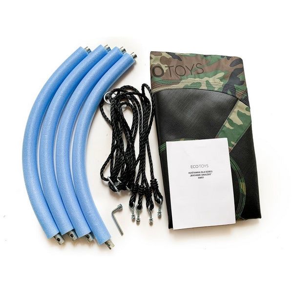 Leagan pentru copii ECOTOYS SW100, cuib de barza, camuflaj 