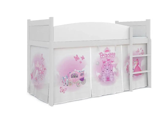 Patut Tineret MyKids Twist Antresola 06 Princess Castle-184x80