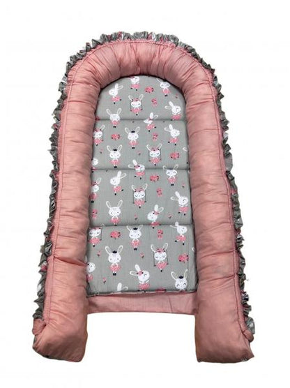 Cuib-Baby Nest My Kids Bunny Gray