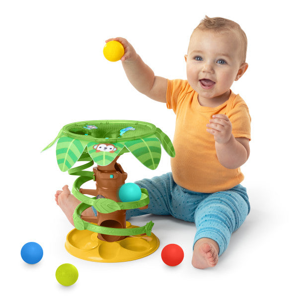 Bright Starts - Jucarie tropicala, "Twirl™ Ball Play Toy"