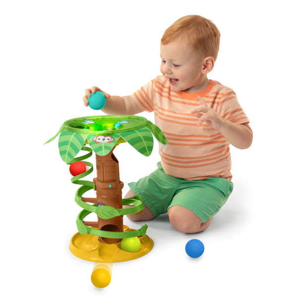 Bright Starts - Jucarie tropicala, "Twirl™ Ball Play Toy"