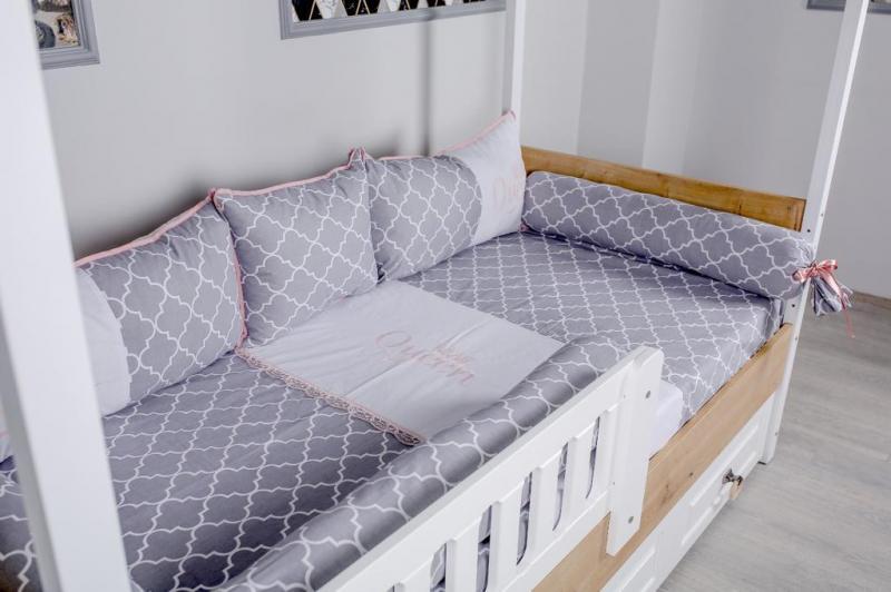 Lenjerie MyKids Montessori 8 Piese Queen QN121 95x195 cm