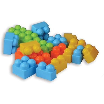 Masina pompieri 43 cm cu 38 piese constructie, in cutie Ucar Toys UC85