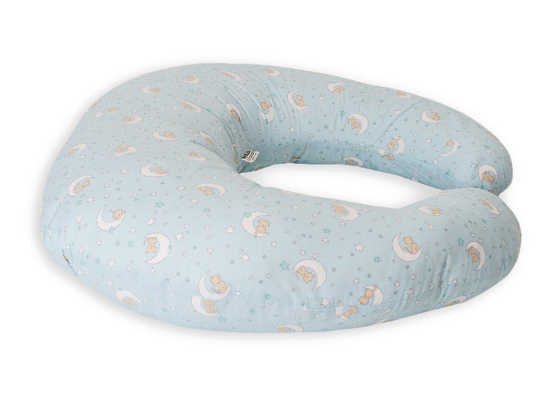 Perna De Alaptare Mica MyKids Cat On Moon Blue