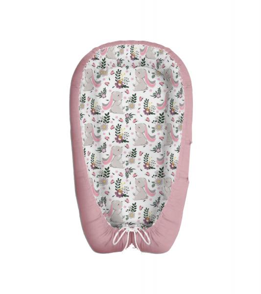 Baby Nest Klups Bunny World C003 cu plapuma si perna