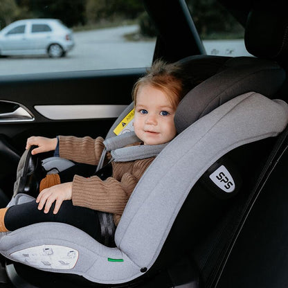 Scaun auto iSize 40-150 cm Coccolle Sidra Moonlit grey