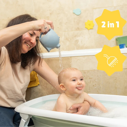 Badabulle - Jucarie de baie tip stropitoare Hipopotam