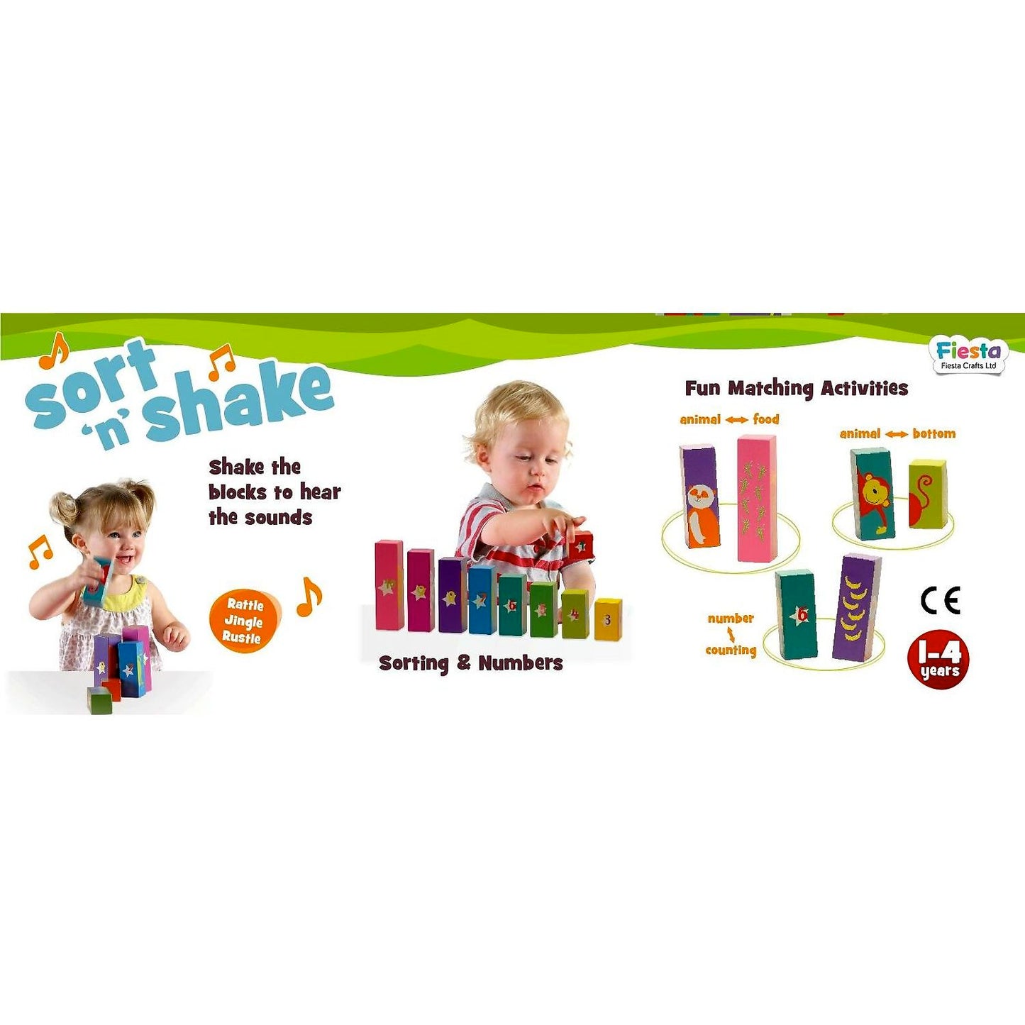 Set Sorteaza si Scutura - Sort N Shake Fiesta Crafts FCT-2397