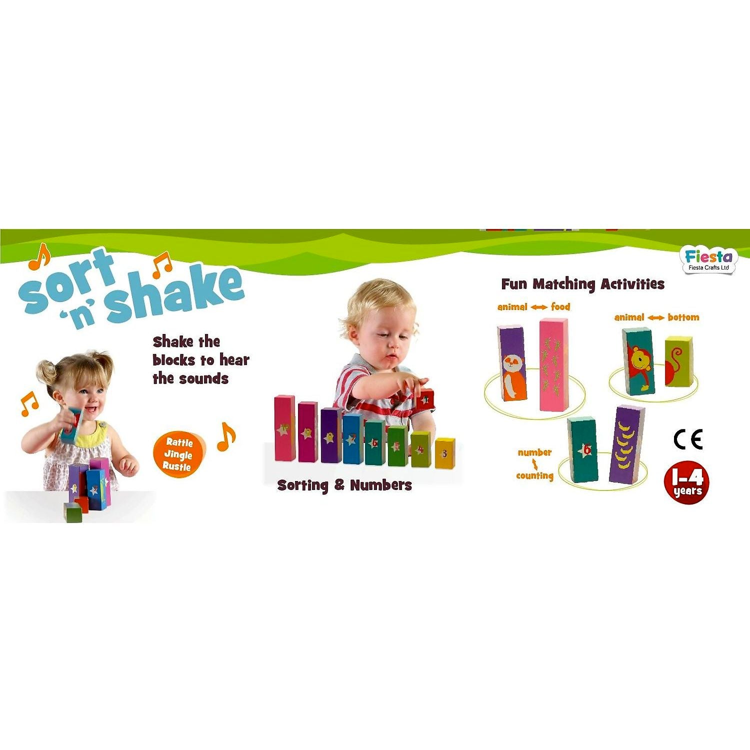 Set Sorteaza si Scutura - Sort N Shake Fiesta Crafts FCT-2397