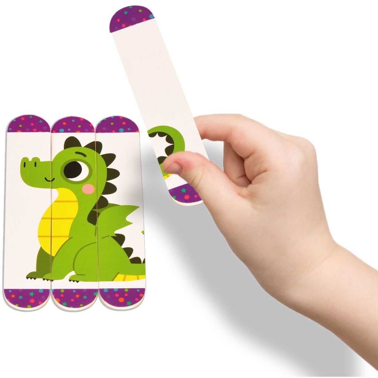 Set puzzle-uri din betisoare lemn - Castel Fiesta Crafts FCT-2934