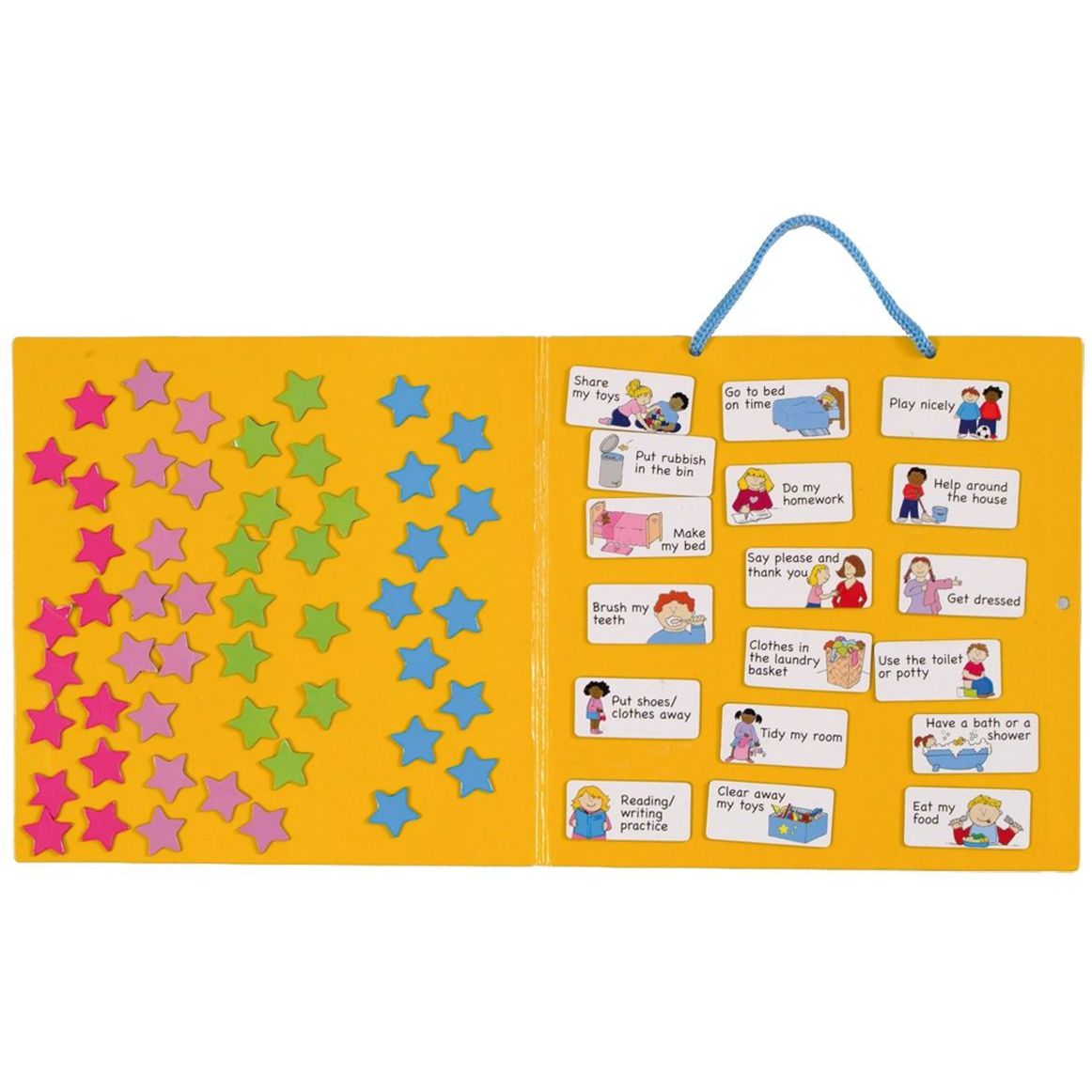 Grafic magnetic de recompense cu stelute Fiesta Crafts FCT-2338