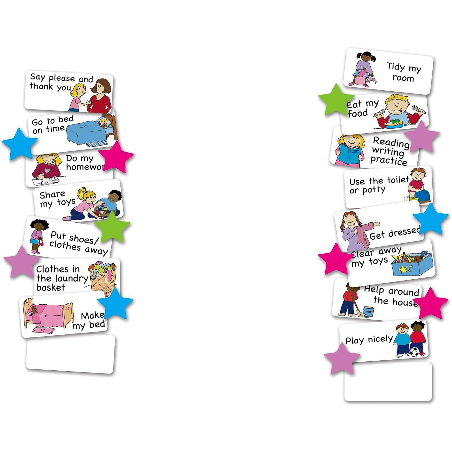 Grafic magnetic de recompense cu stelute Fiesta Crafts FCT-2338