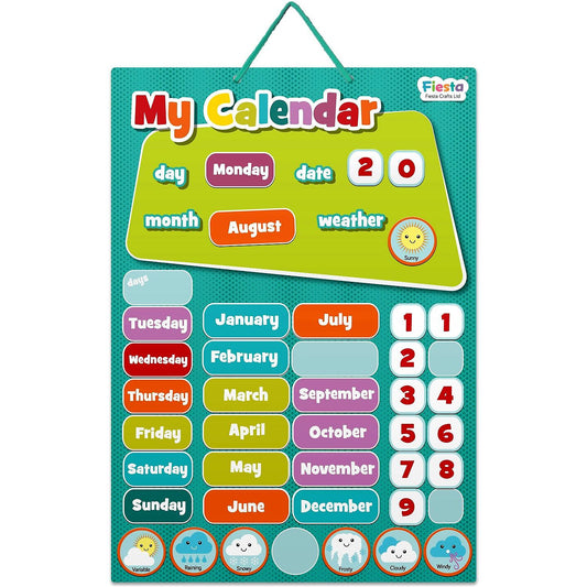 Calendarul meu magnetic, 20x26 cm Fiesta Crafts FCT-2399