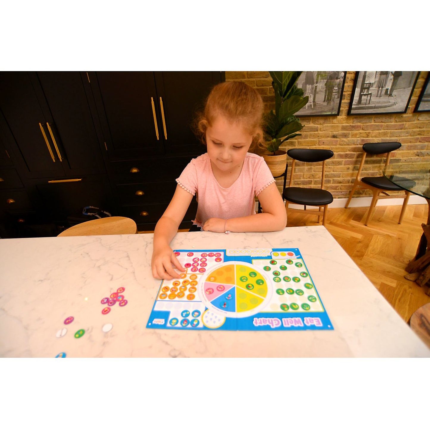 Set magnetic Mananca sanatos - Eat Well Chart Fiesta Crafts FCT-2946