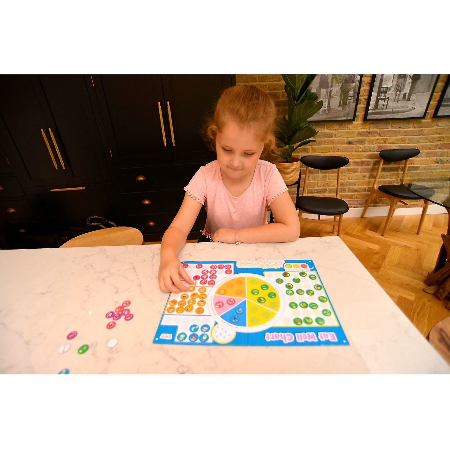 Set magnetic Mananca sanatos - Eat Well Chart Fiesta Crafts FCT-2946