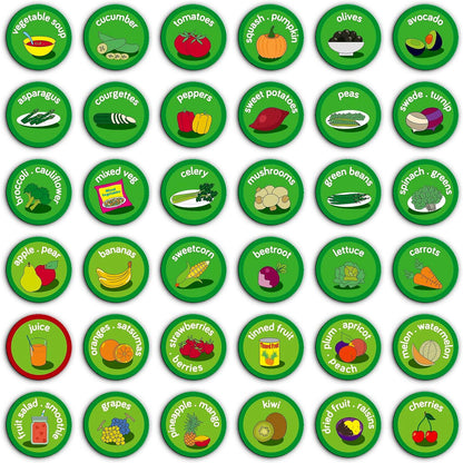 Set magnetic Mananca sanatos - Eat Well Chart Fiesta Crafts FCT-2946