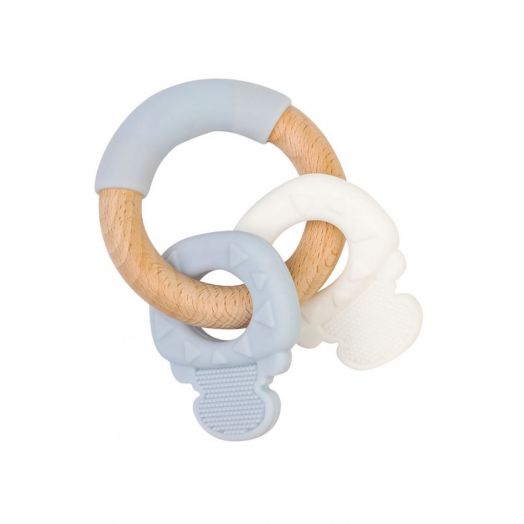 Jucarie Naturala Chei Bleu Saro baby