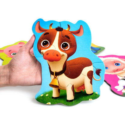 Puzzle Maxi Bebelusi Animale de la Ferma, 13 piese Roter Kafer RK1210-01