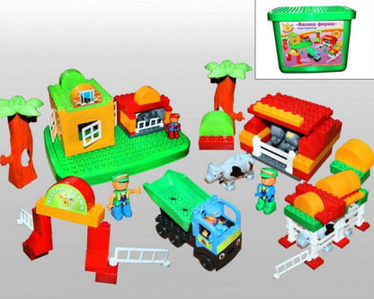 Cuburi constructie Funny Farm 154 buc 013888/06
