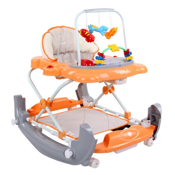 Premergator Sun Baby Pisicuta 011 cu functie de balansoar - Orange Grey