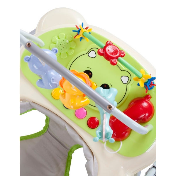 Premergator Sun Baby Pisicuta 021 cu functie de balansoar - Green Grey 