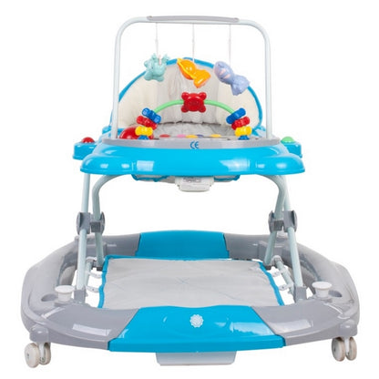 Premergator Sun Baby Pisicuta 021 cu functie de balansoar - Blue Grey 