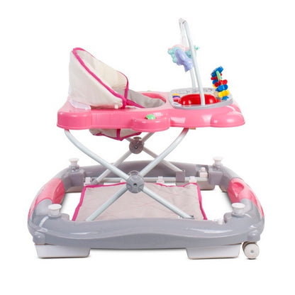 Premergator Sun Baby Pisicuta 021 cu functie de balansoar - Pink Grey 