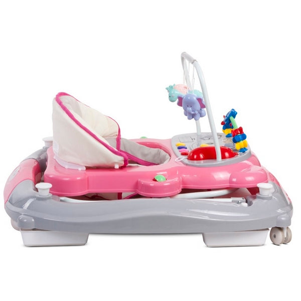 Premergator Sun Baby Pisicuta 021 cu functie de balansoar - Pink Grey 